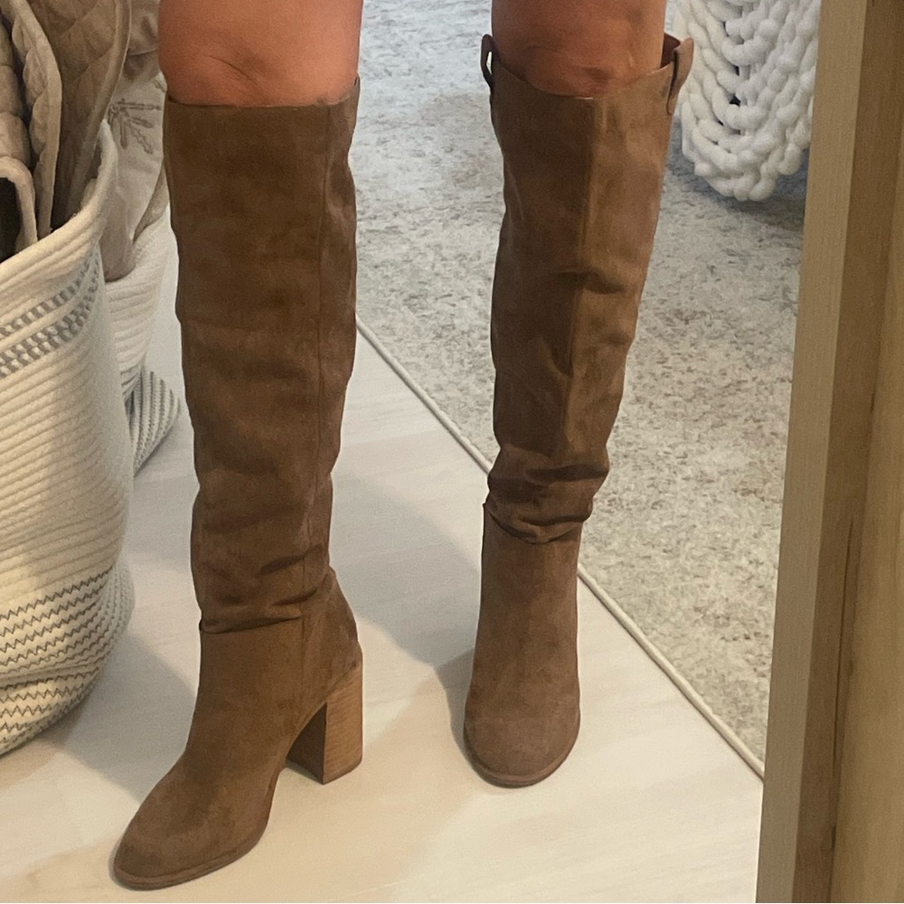 Brown Suede Boots